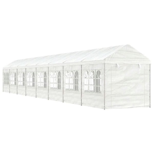 Berkfield Gazebo with Roof White 17.84x2.28x2.69 m Polyethylene