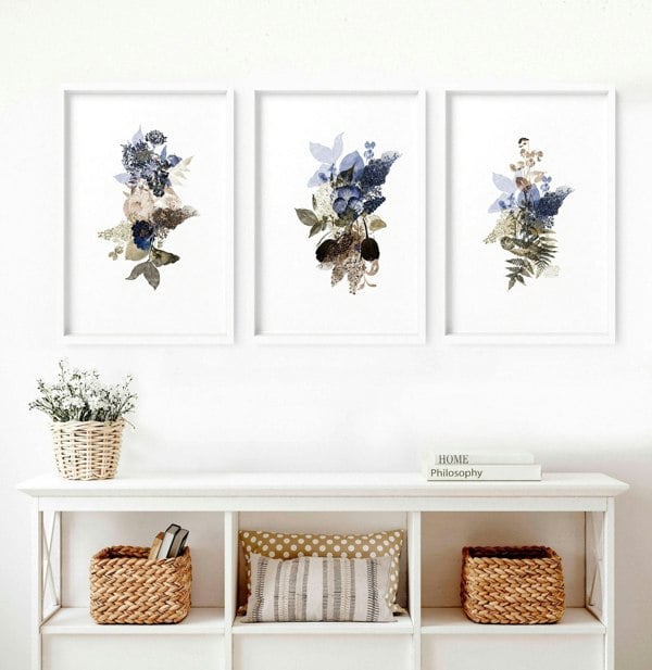 Wall art for homes | set of 3 wall art for living room