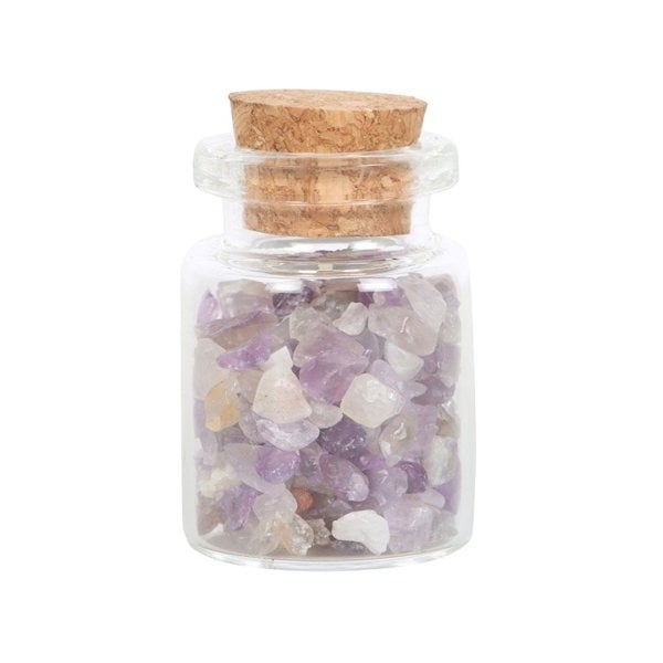 Serano Jar of Calm Amethyst Crystal in a Matchbox