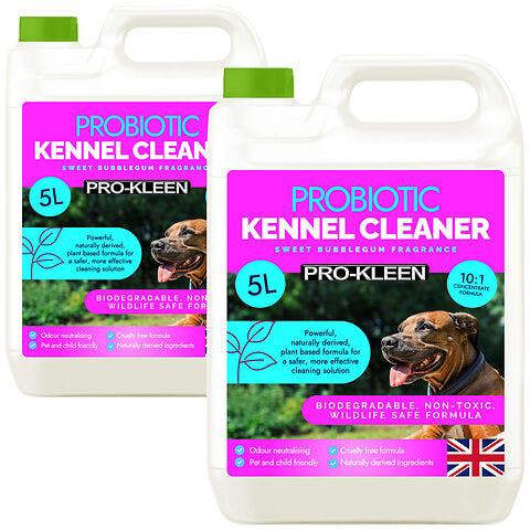 ProKleen Pro-Kleen ProBiotic Kennel Cleaner 10L, Cleans & Neutralises Odours, Biodegradable, Non-Toxic, Wildlife & Pet Safe Bubblegum
