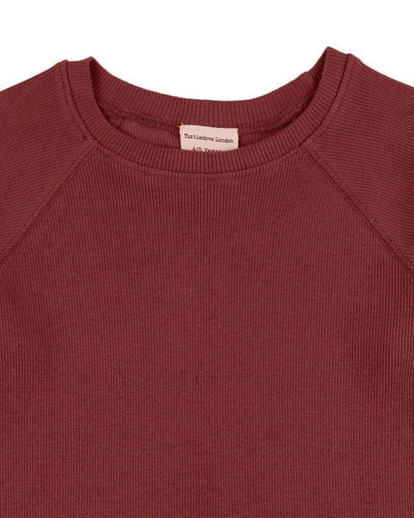 organic cotton Red Rib Top - image 2