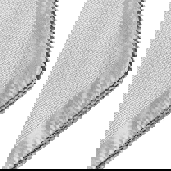 Alexander McQueen woven silk pocket square in pale grey
