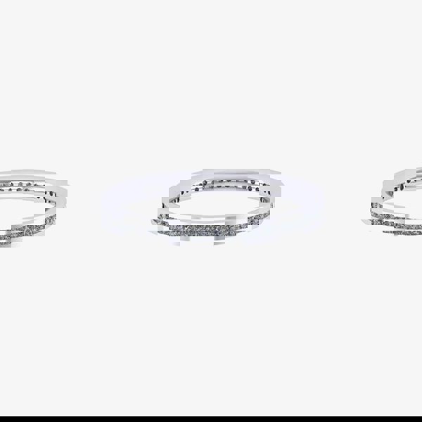 T. H. Baker Platinum 0.50ct Princess-Cut Diamond Eternity Ring (M) FET8426