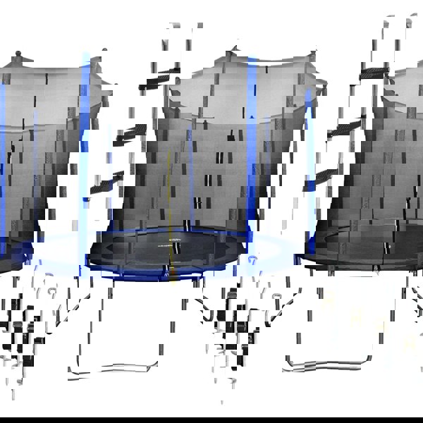 3.6m / 12ft Trampoline, Enclosure Net, Ladder & Anchors 150KG Max Garden Jump