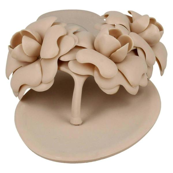 Spot On Ladies Spot On Flat Jelly Toepost Sandals