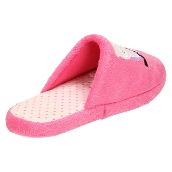 Spot On Ladies Spot On Owl Print Mule Slipper