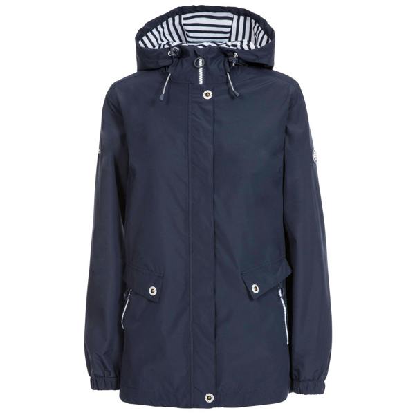 Trespass Womens/Ladies Flourish Waterproof Jacket - Navy - 