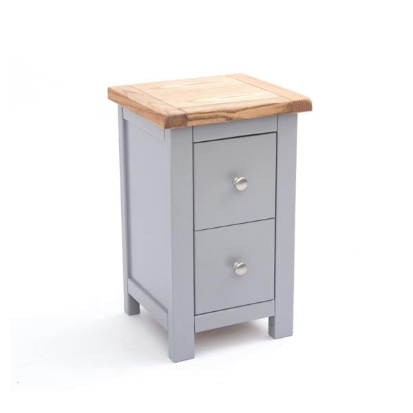 Cabinet Bits Mirano 2 Drawer Petite Bedside Table