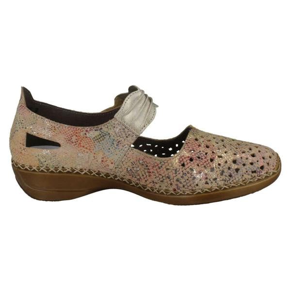 Rieker Ladies Rieker Cut Out Mary Jane Shoes 41399