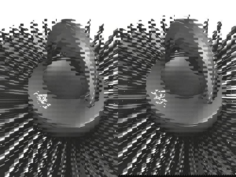 Durable SHERPA CAROUSEL 360 Desk Display Panel Stand | 40 Panels | A4 Black