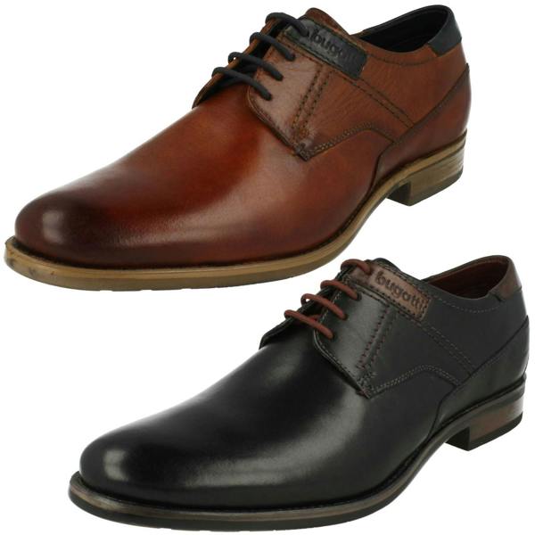 Bugatti Mens Bugatti Smart Lace Up Shoes 312-16302