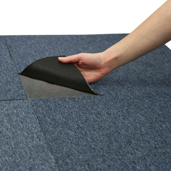 40 x Carpet Tiles 10m2 - Storm Blue & Anthracite