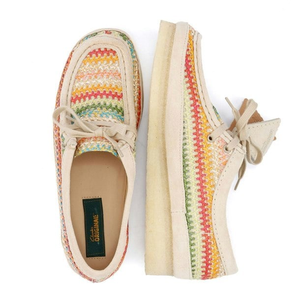 Clarks Originals Wallabee Raffia Women's Shoes - Multicolour