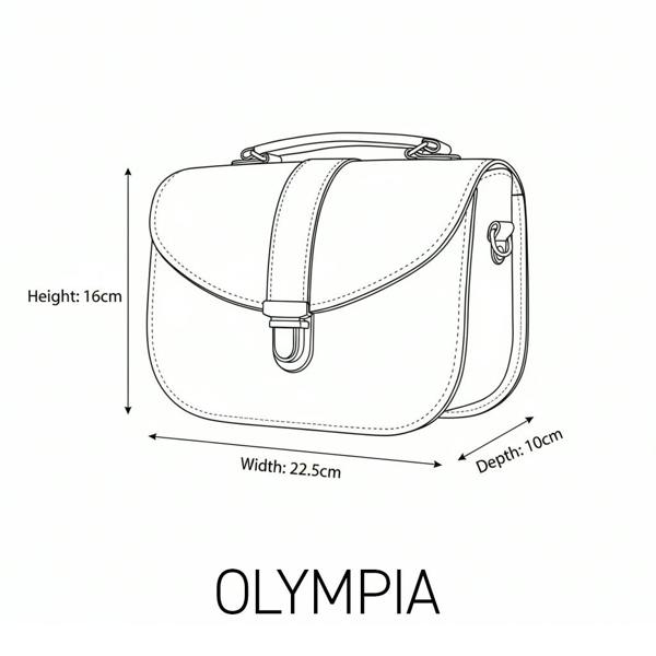 Zatchels Olympia Handmade Leather Crossbody  Handag - In Stock & Ready to Ship - Magenta