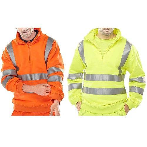 Mens HV102 Workwear Half Zip Top