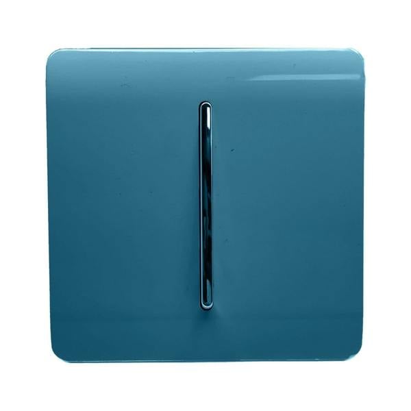 Trendi Switch Screwless 10 Amp Triple Pole Fan Isolator Switch in Ocean Blue - FIOB