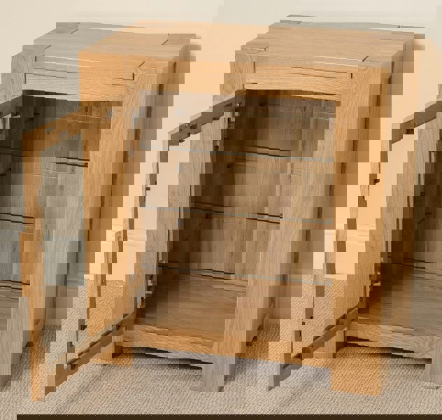 That's Furniture Kuba Solid Oak Media Unit with Storage