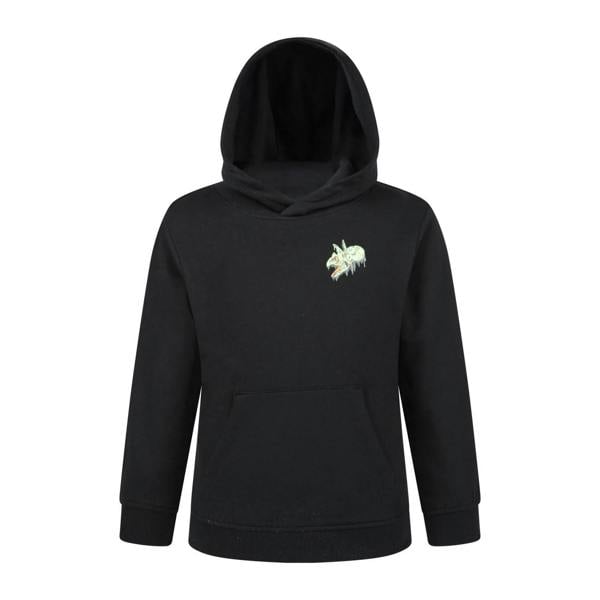 Mountain Warehouse Childrens/Kids Dripping Dino Hoodie - Jet Black - 