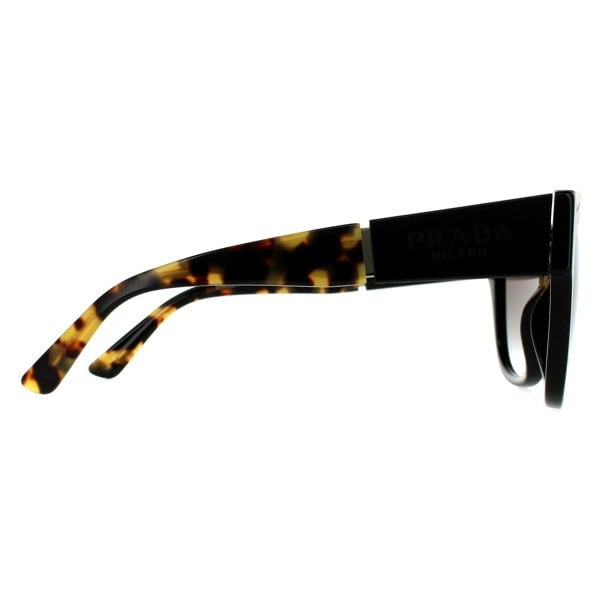 Prada Sunglasses PR02WS 01M0A7 Black Havana Grey Gradient