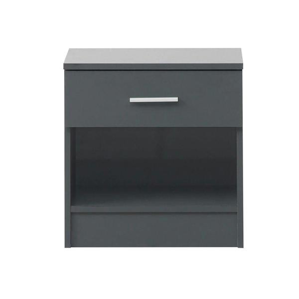 Timber Art Design Rio Costa Bedside Cabinet Bedroom Furniture Nightstand Table 1 Drawer