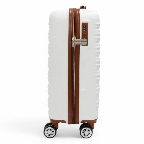 Snowball Hard Shell Cabin 55 x 36 x 20 cm ABS Suitcase Luggage Suitable for Easyjet, Ryanair