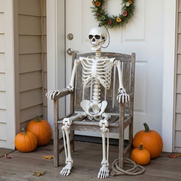 Garden Greatness Posable Full Body Skeleton Prop Decoration