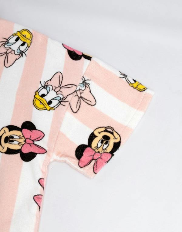 Vanilla Underground Disney Girls Pink Minnie And Daisy Poncho Towel (One Size)