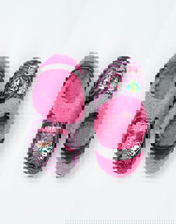 Monster High Girls Pink Heart Badges Clogs