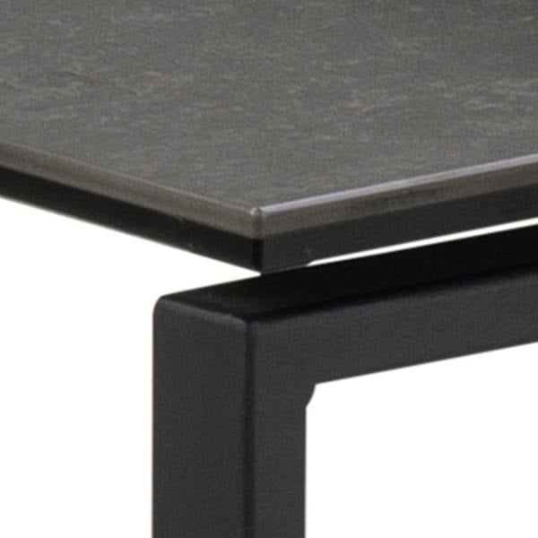 Wyld Haus Set of 3 Frederikssund Black Ceramic Nesting Coffee Tables