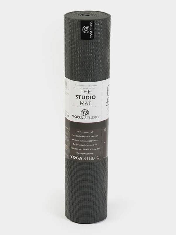 Yoga Studio Personalised Yoga Mat 6mm With Custom Design - Graphite Grey