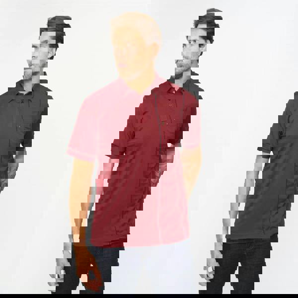 Gabicci G55X02 Short Sleeve Jersey Shirt Gabicci Classic MULBERRY