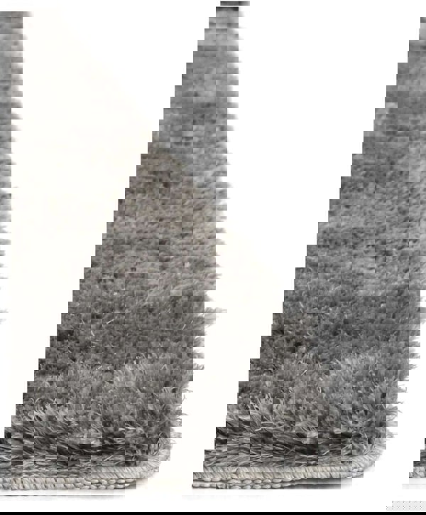 Machine Washable Shaggy Rug Plain Design in Grey – The Rugs