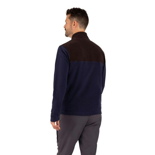 Trespass Mens Curtiston AT100 Fleece Top - Navy - Navy - 100% Polyester