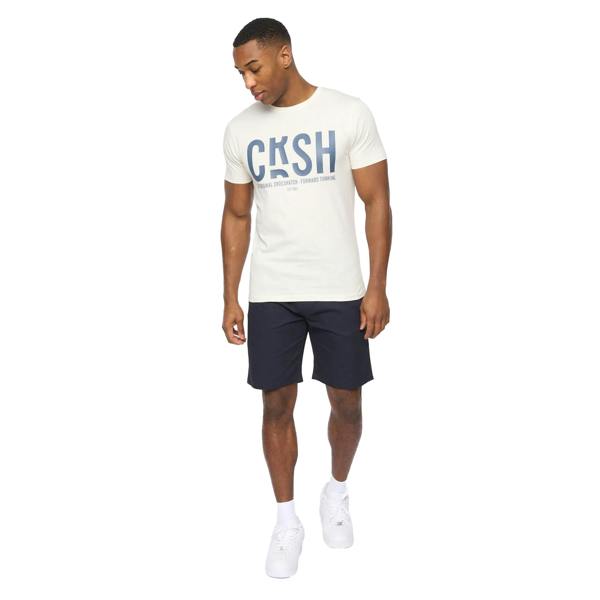 Crosshatch Mens Blansmoore Elasticated Waist Shorts - Navy - 
