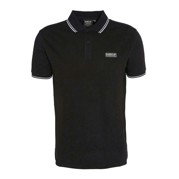 Barbour International Evan Tipped Polo Shirt Black