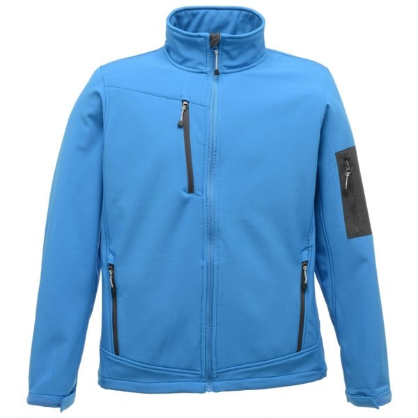 Regatta Standout Men's Arcola 3 Layer Waterproof And Breathable Softshell Jacket - French Blue/Seal Grey