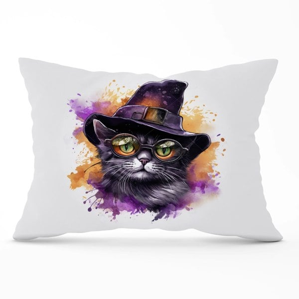 Warren Reed Splashart Longhaired Witches Cat Cushions