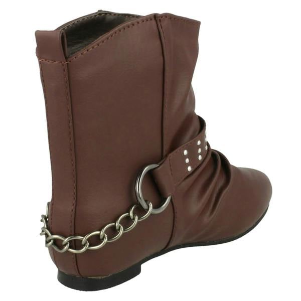 Spot On Girls Spot On Flat Ankle Boot H4087