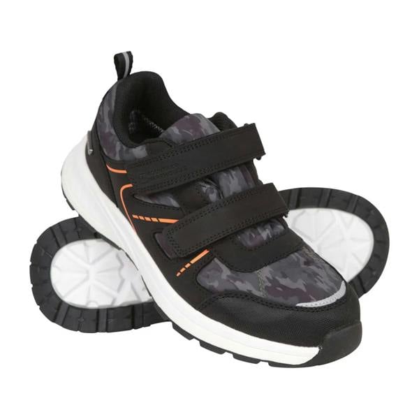 Mountain Warehouse Childrens/Kids Jupiter Adaptive Camo Waterproof Walking Boots - Orange - 