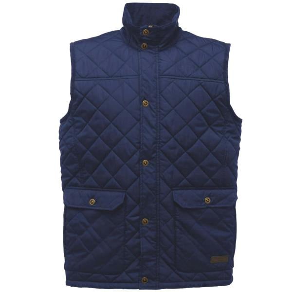 Regatta Mens Tyler Sleeveless Bodywarmer/Gilet - Navy - 