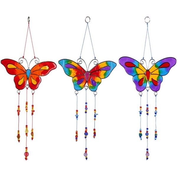 Serano Set of 12 Butterfly Suncatchers