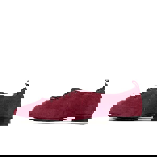 Embassy London Skyline - Burgundy - Women's Suede Lace Up Ballet Pump
