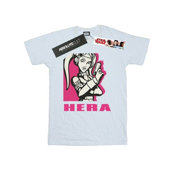 Star Wars Mens Rebels Hera T-Shirt - White