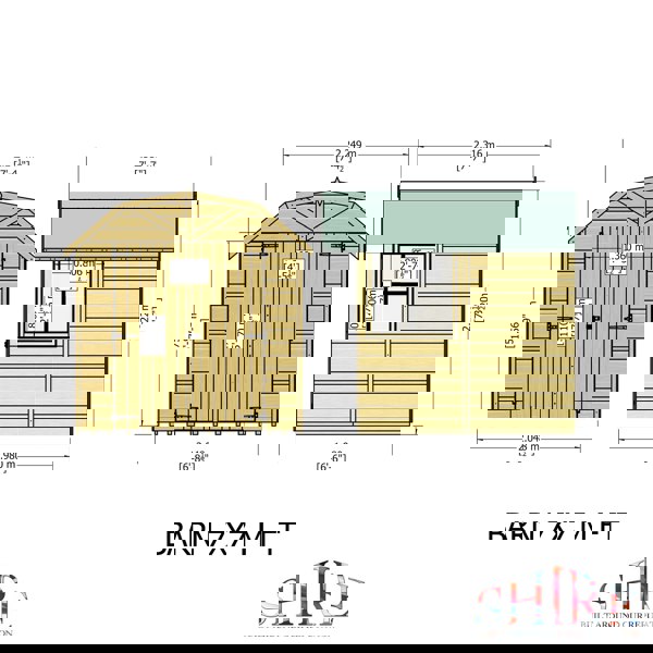Shire Barn 7x7 12mm interlock Clad wooden Shed - Best Shed