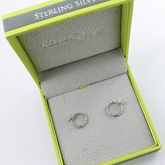 Reeves & Reeves Knot Tonight Hoop Earring