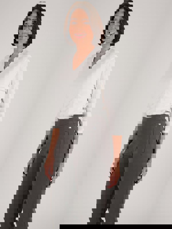 PennyPlain Wide Leg Tregging - Dark Sage