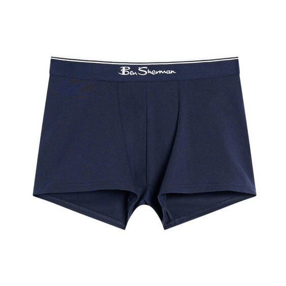 Ben Sherman Mens Mod Signature Stripes Boxer Shorts (Pack of 3) - Blue