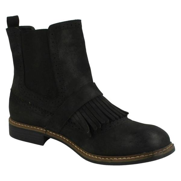 Down to Earth Ladies Down To Earth Flat Ankle Boots