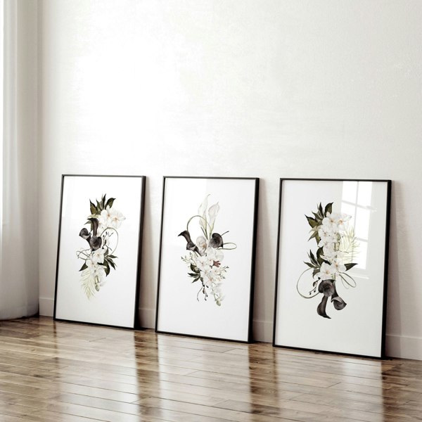 Office Wall Decoration Ideas | Set of 3 wall art prints