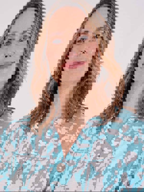 TIGI Mono Aztec Print Top